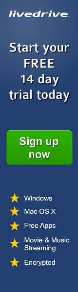 LiveDrive - Free trial, 5TB storage for 13€/month